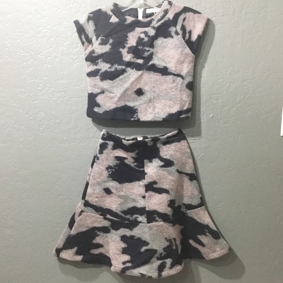 Charm Other - Charm youth girls crop top skirt set